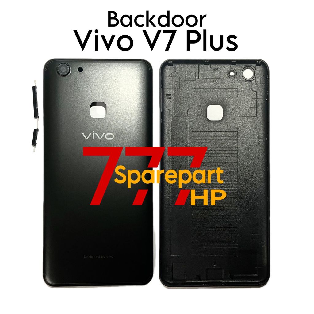 Backdoor Vivo V7 Plus / V7+ / 1716 / 1850 / Y79A - Penutup Tutup Baterai Casing Belakang Backcase Ba