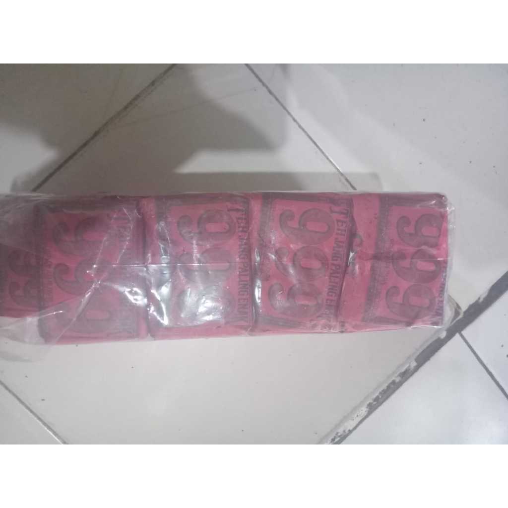 

JUAL TEH TUBRUK 999 ISI 10 PCS/ SATU SLOP KHAS KOTA SOLO