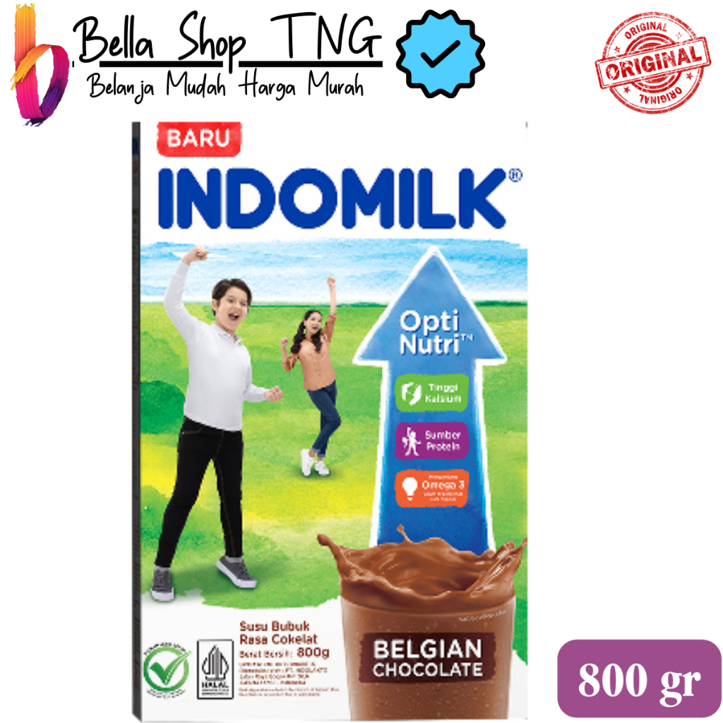 

Indomilk Coklat full cream - milky Susu Bubuk 800 gr