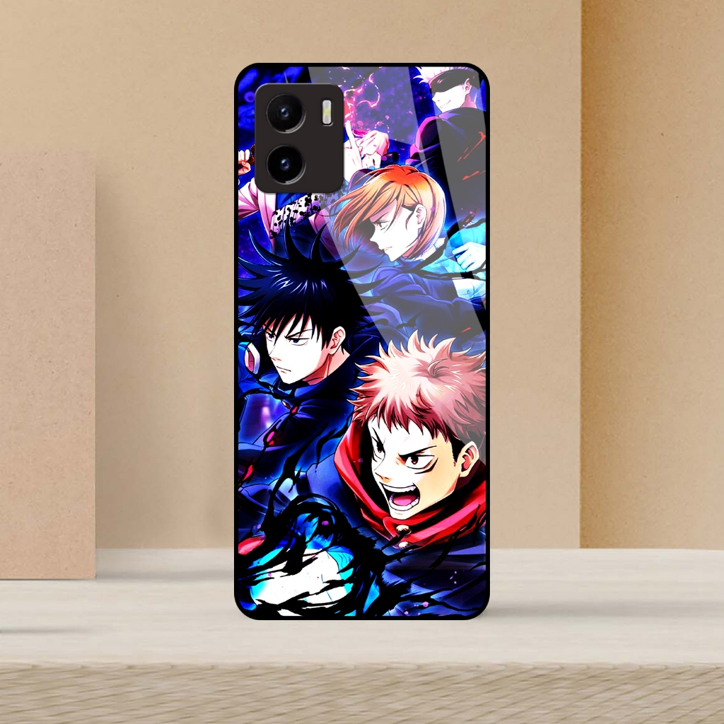[ JJT ] jasoncellphone Softcase Kaca Kilau VIVO Y15S / VIVO Y01 - Casing Hp - Softcase - Softcase Gl