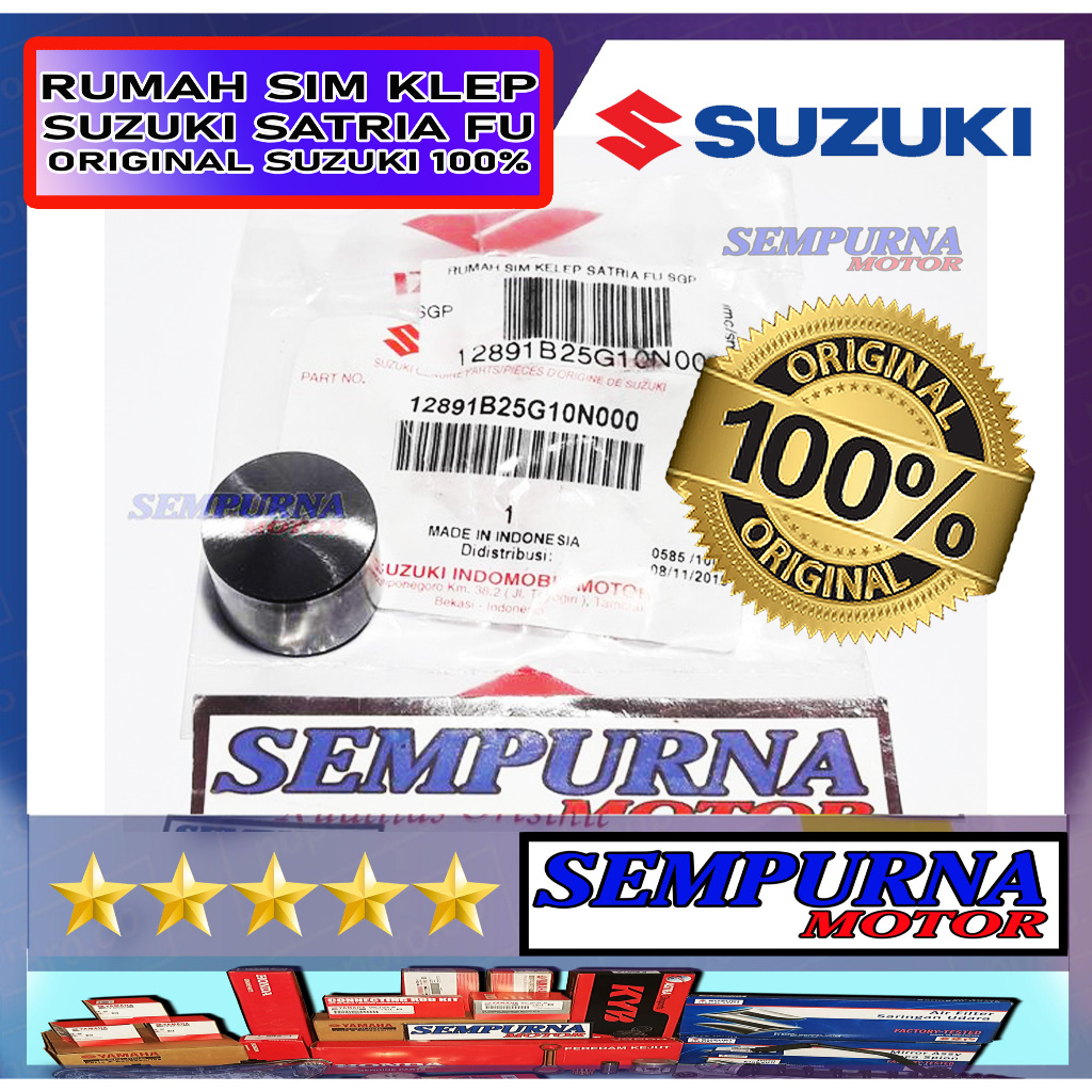 12891B25G10N000 Rumah Sim Kelep Klep Suzuki Satria FU 100% Original Suzuki Asli Ori SGP