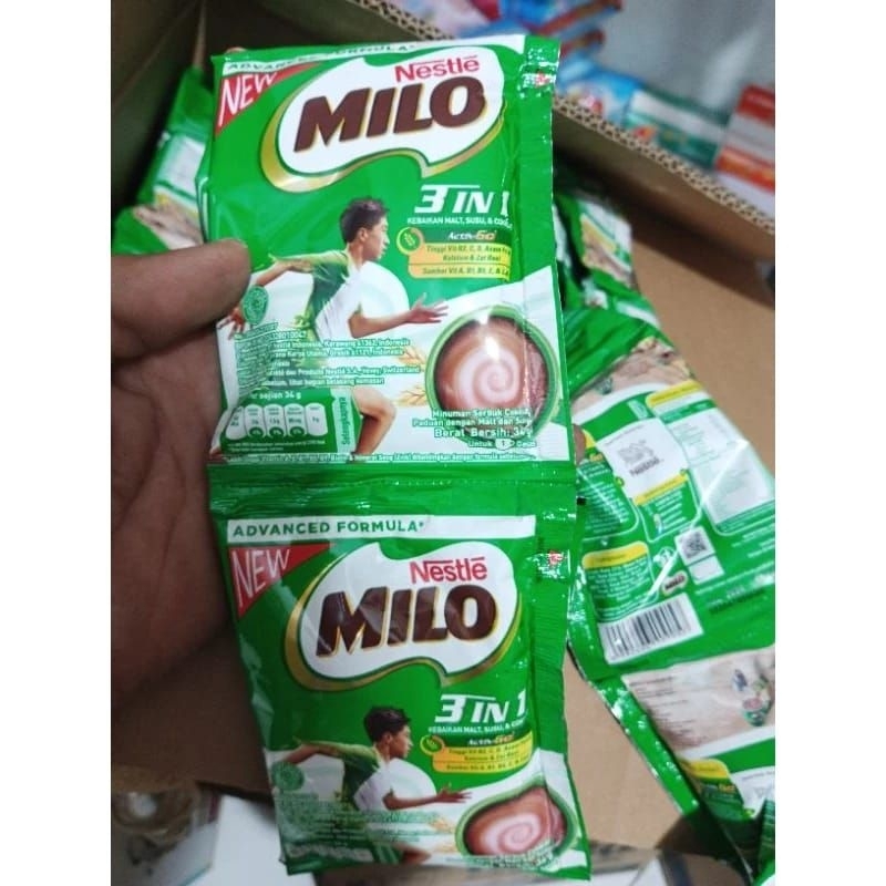 

MILO NESLE ACTIV-GO 10Sachet @22g.6 VITAMIN & 3MINERAL.KEBAIKAN MALT