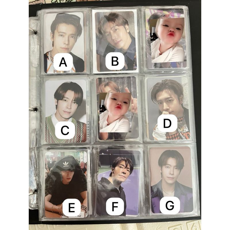 Photocard PC Super Junior Donghae Eunhyuk Yesung