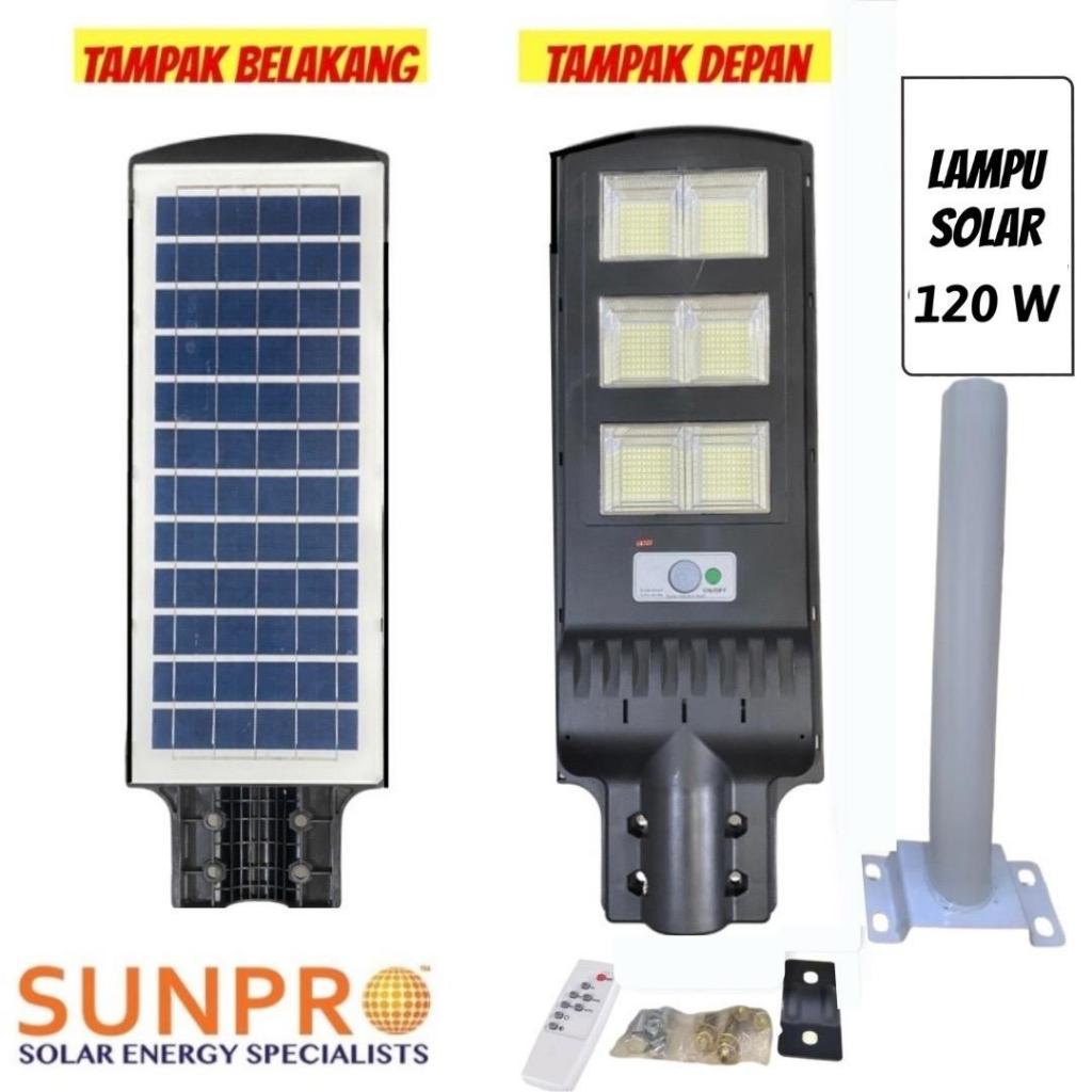 Lampu jalan solar panel Sunpro 120w