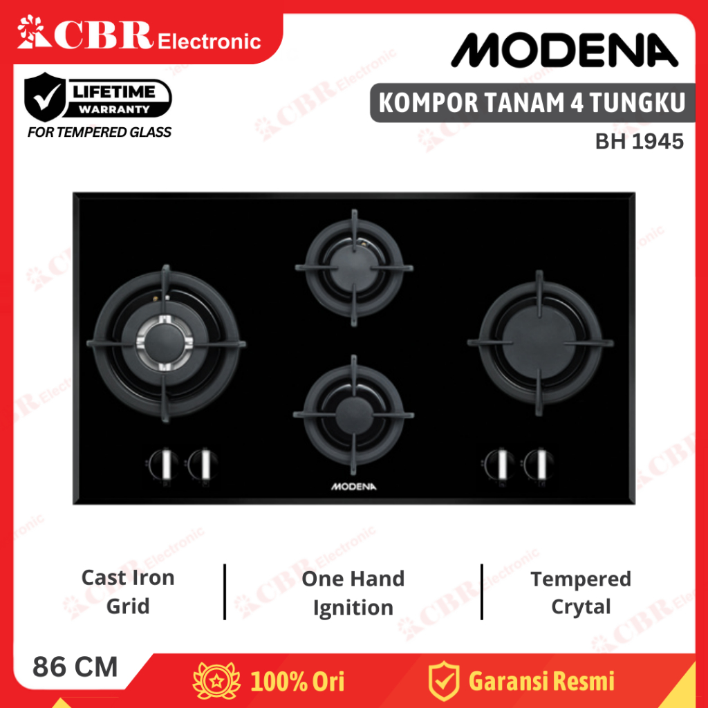 Kompor Tanam MODENA 4 Tungku BH 1945