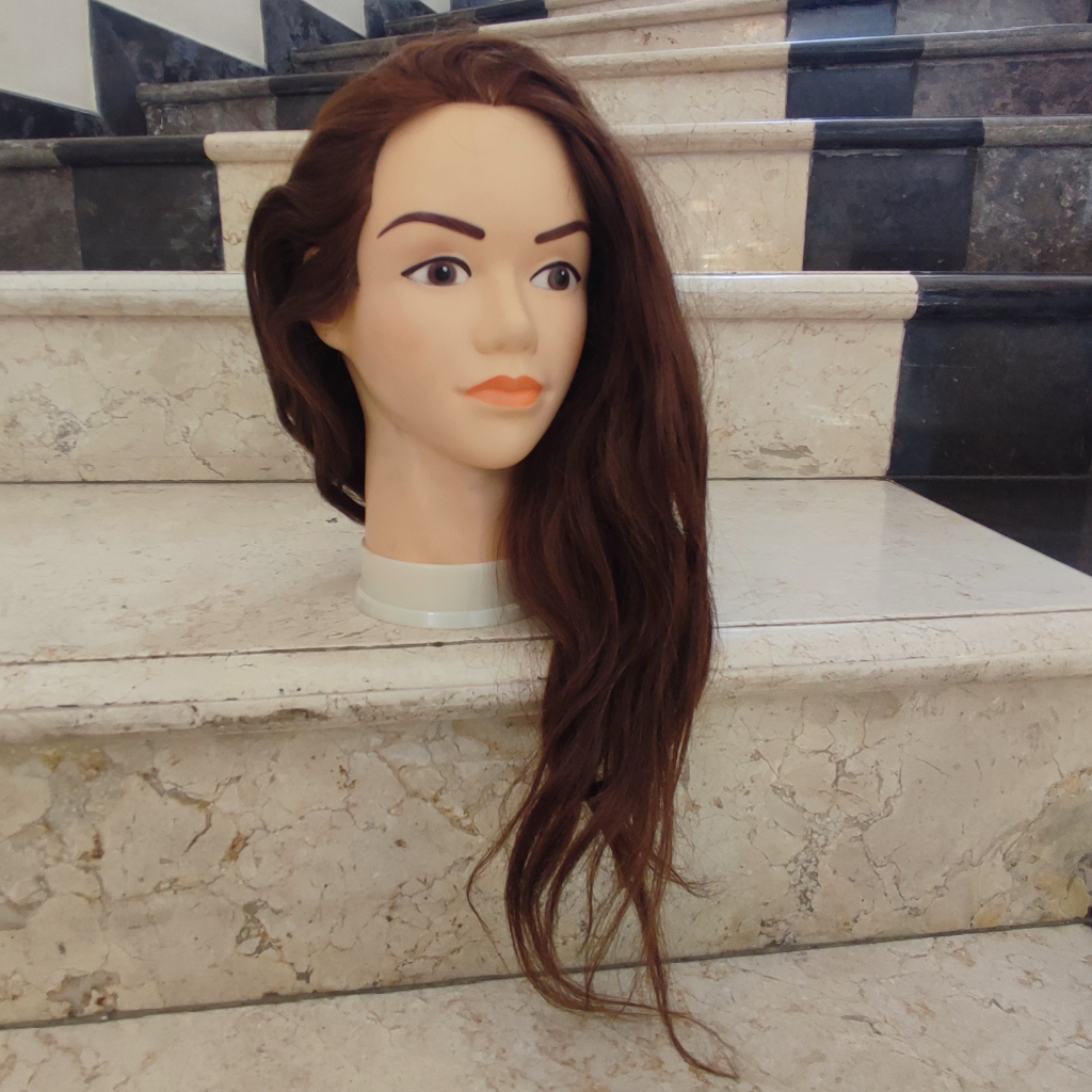 Mannequin Hairdo Sanggul 100% Human Hair (Preloved)