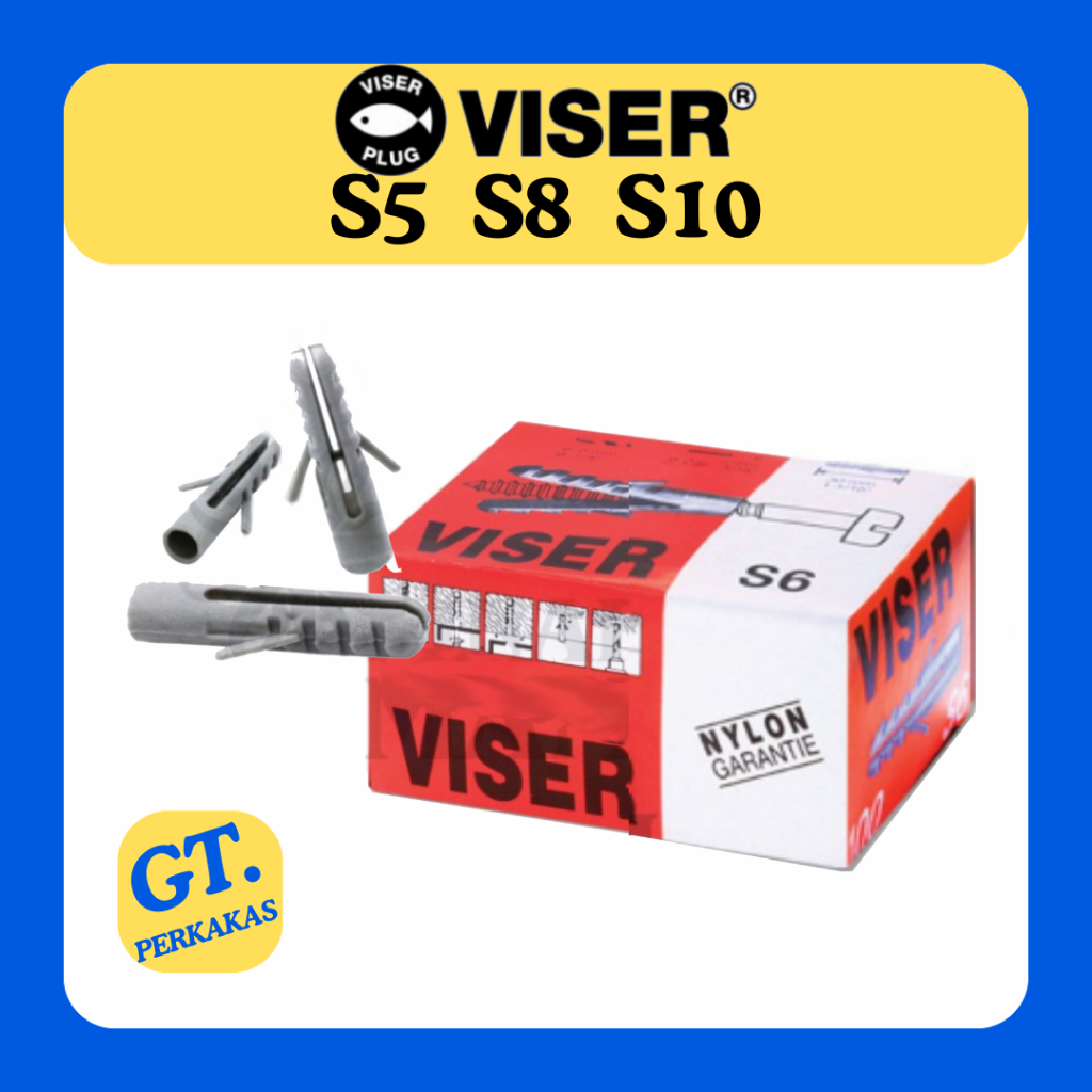 Viser Merah S5 S6 S8 Viser Hebel Bata Ringan sisipan bor