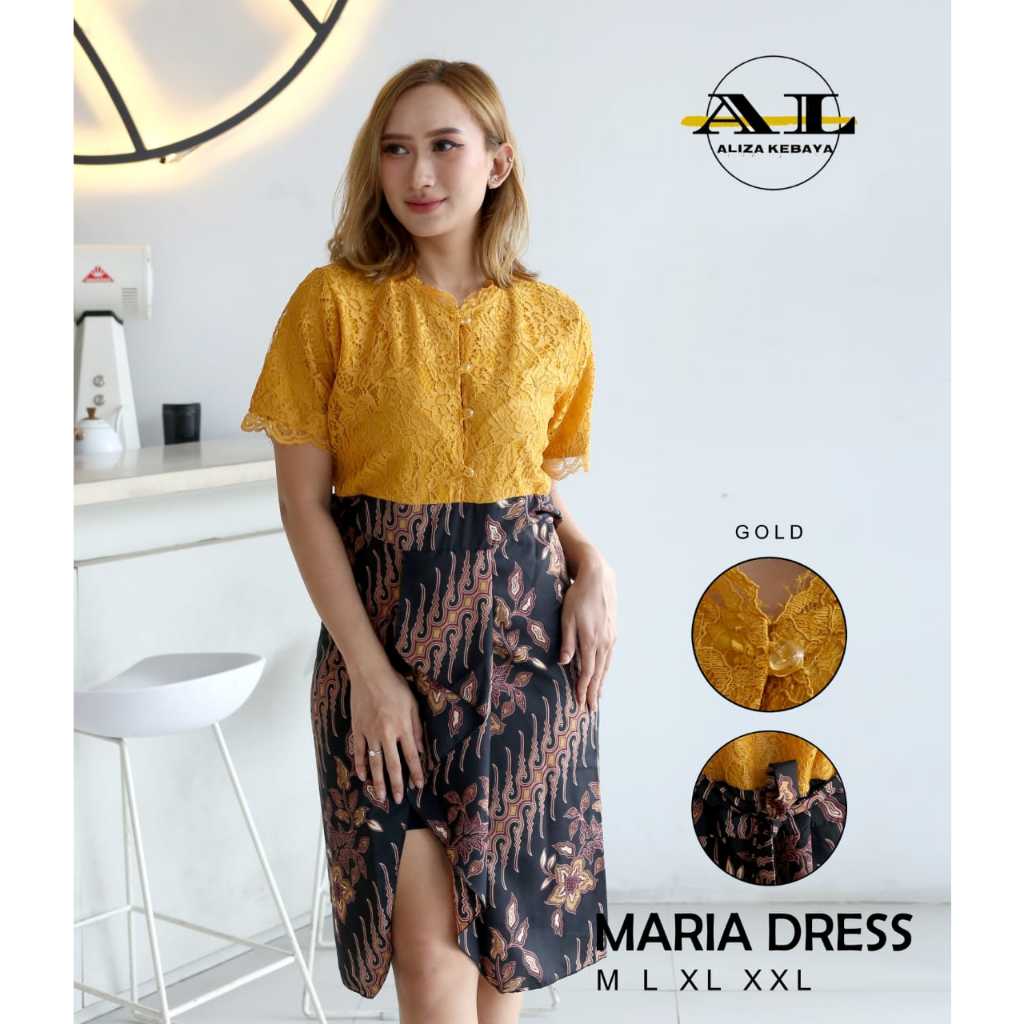 Terbaru dress wanita dress natal brokat midi dress