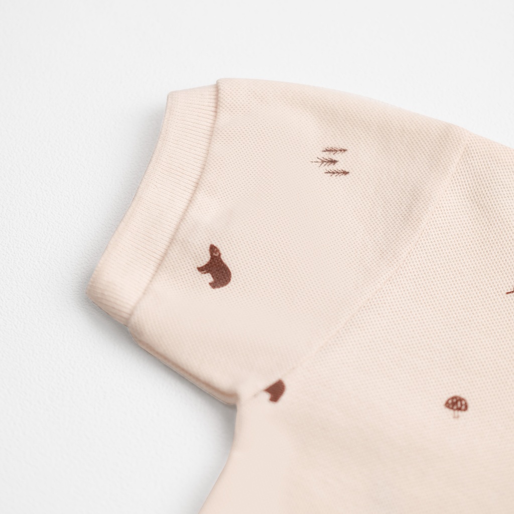 Nice Kids - Printed Polo Shirt (Kaos Atasan Anak Laki-Laki 1-6 Tahun)