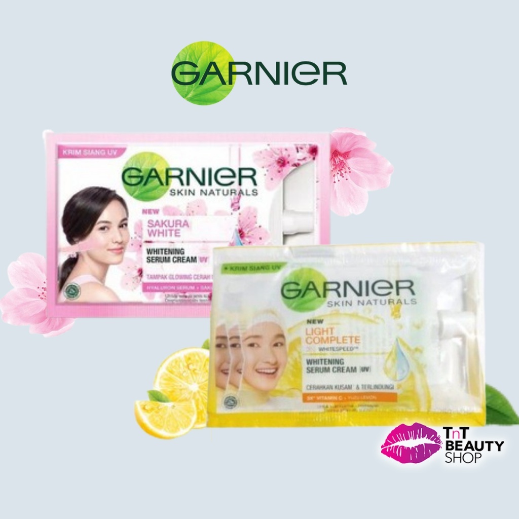 Garnier Light Complete Cream Sachet 7ml 1 renceng isi 12pcs