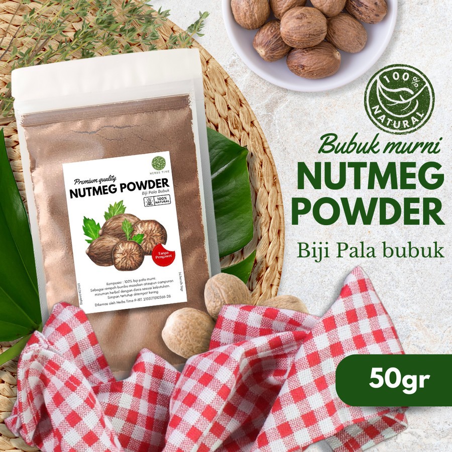 

Nutmeg Powder Biji Pala Bubuk Premium Herbs Time