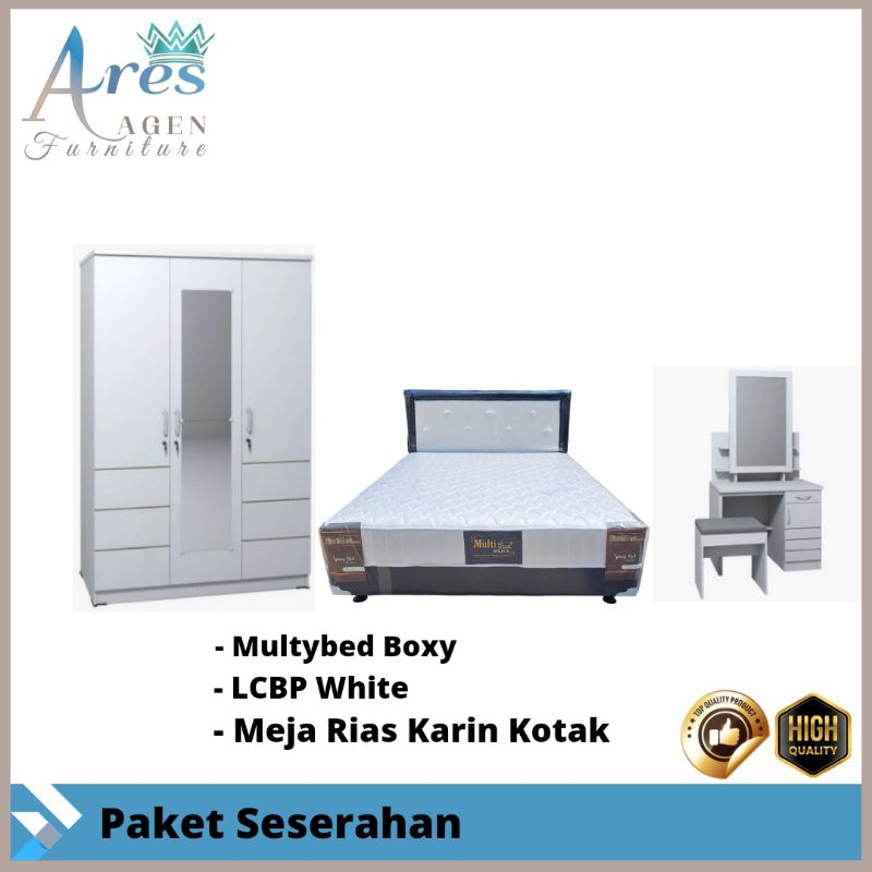 Paket Lamaran/ Paket Seserahan satu set Kamar kasur lemari meja rias termurah