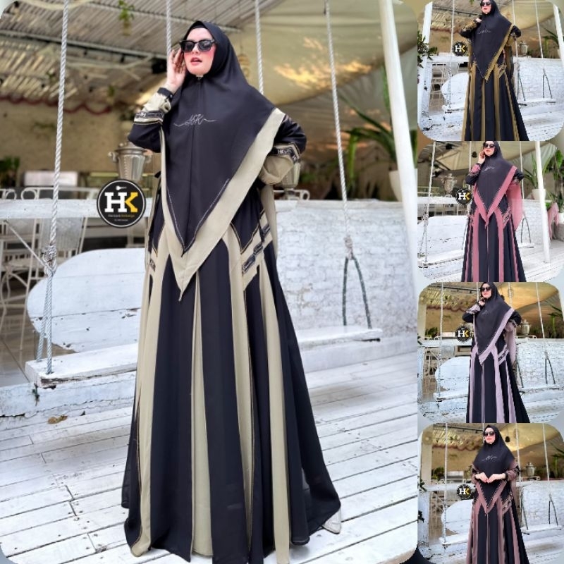 HK DERMAWAN DHURMA  Baju Dress Gamis Muslimah Dhurma Series By HK Dermawan. Nazra Sha