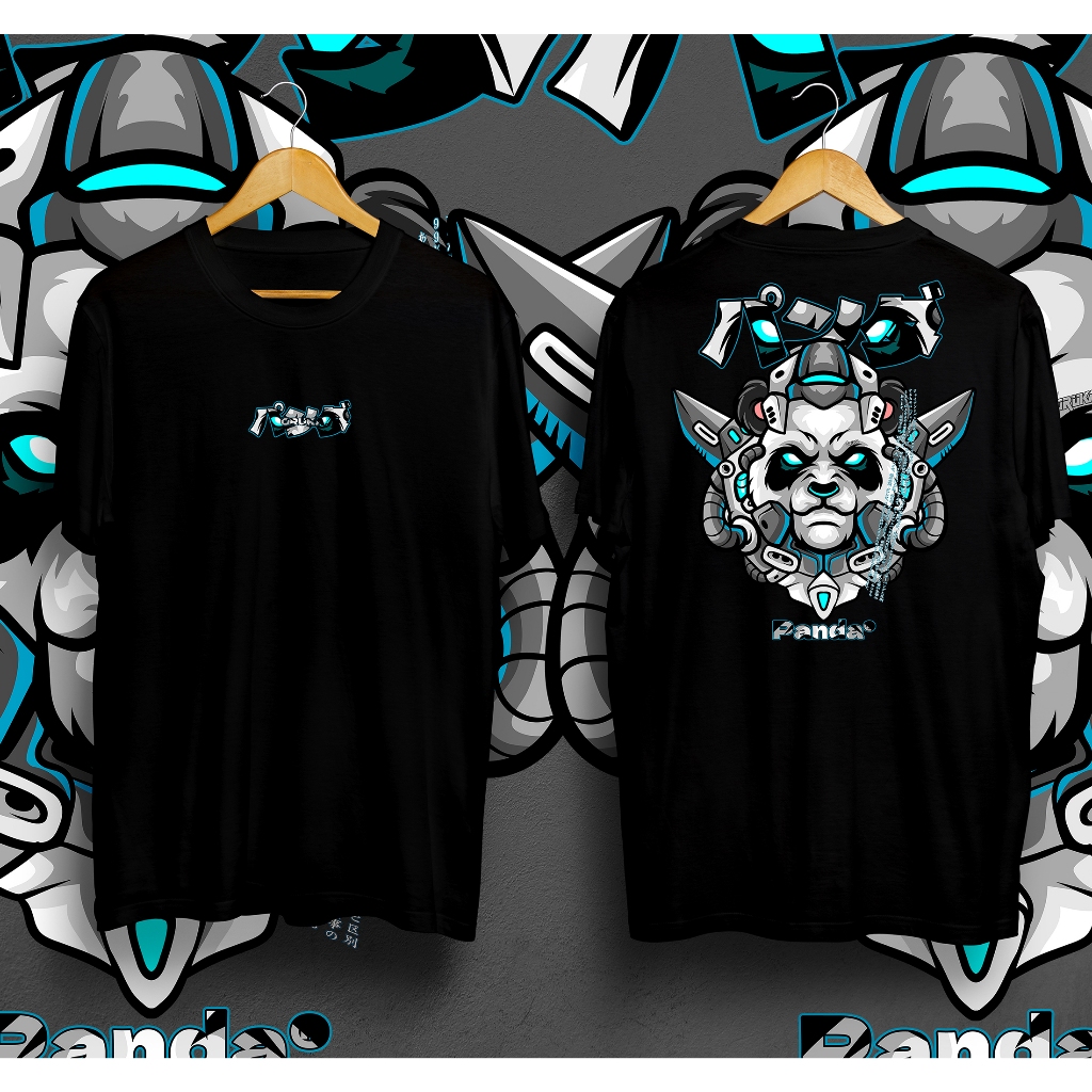 Baju Kaos Distro Tshirt Jepang Boneka Pria Wanita Keren Lengan Pendek Pandas Terbaru Motif Sablon Be