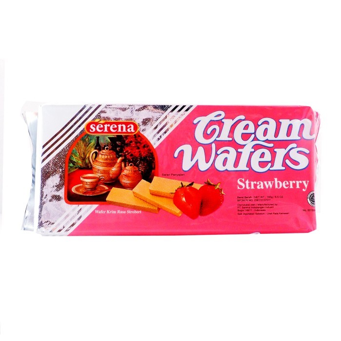 

Serena Cream Wafers Strawberry 185 gram