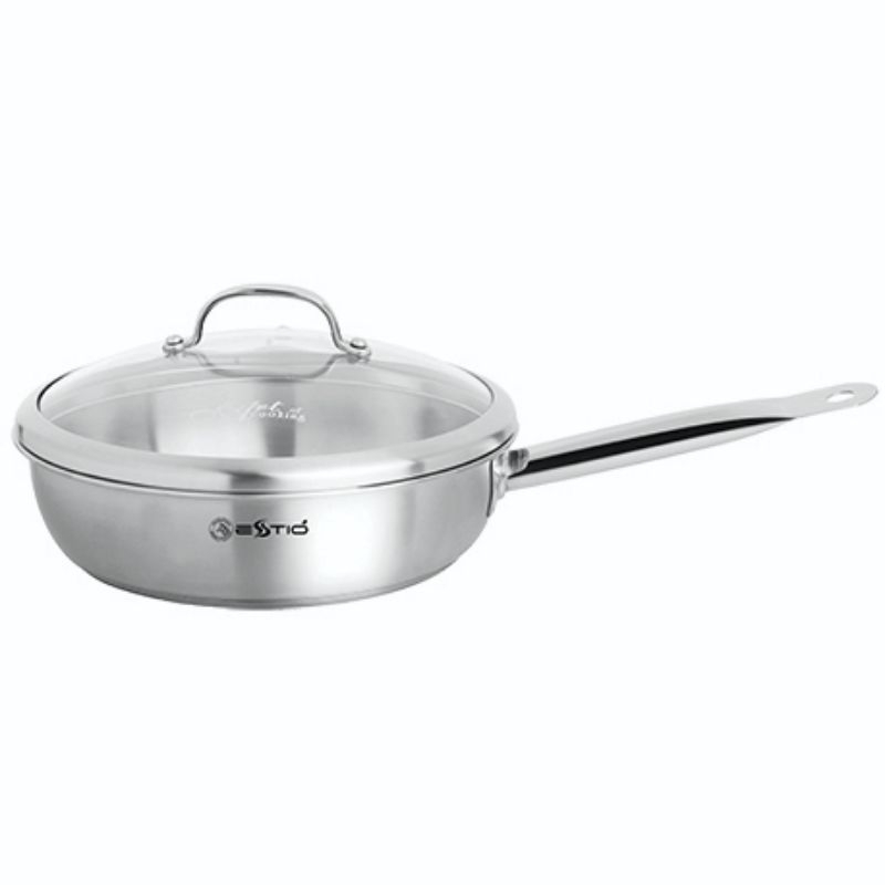 ZEBRA PANCI FRYPAN 24CM GLASS LID ESTIO PRO 175102