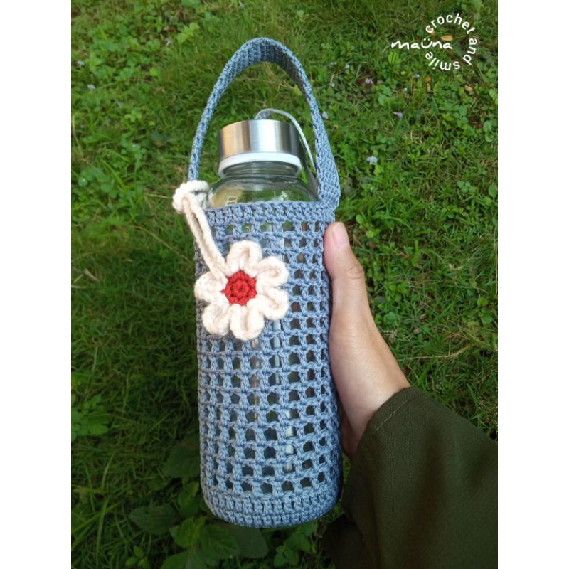 Holder Bottle - Tas Rajut Botol Minum/Pelindung Botol Minum Rajut Murah