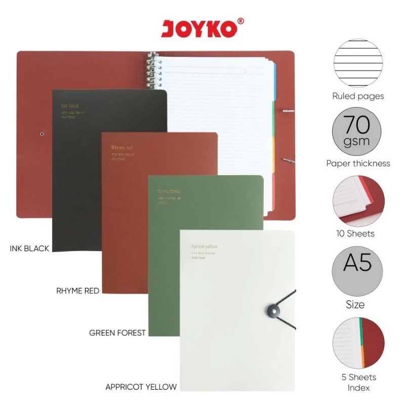 

Binder note Joyko Tali NB-101 A5 ( 1 buku )