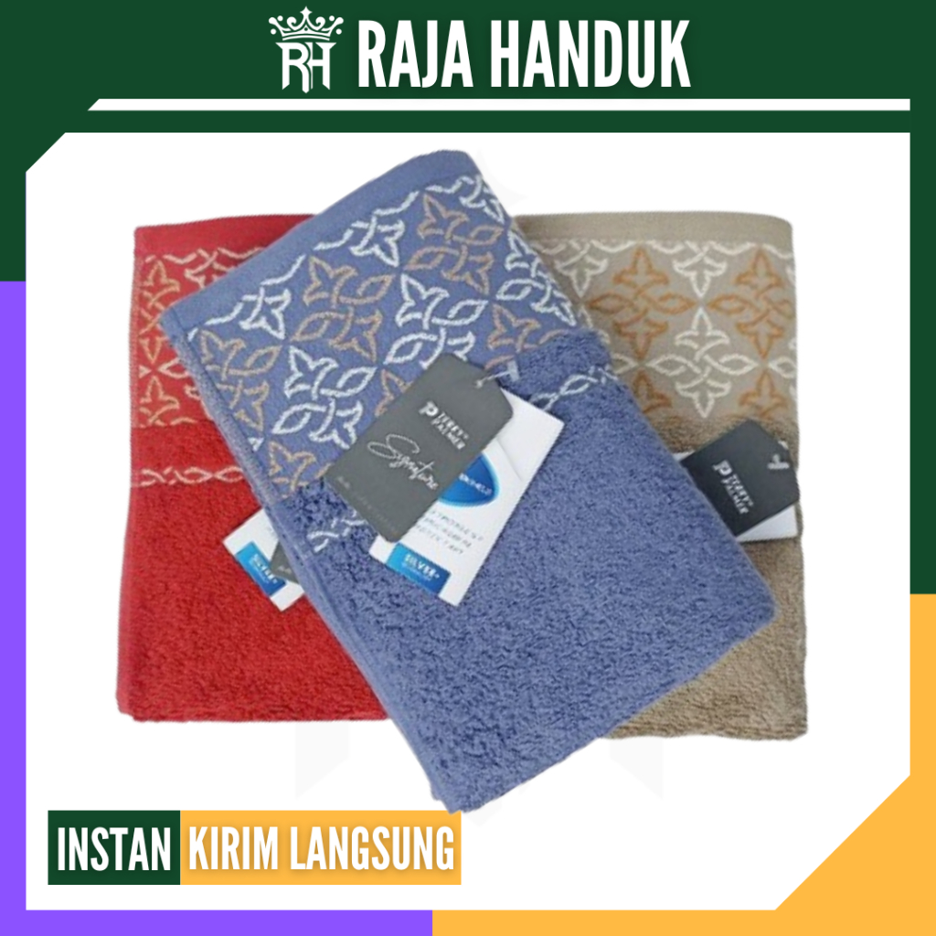 RH GROSIR: Handuk Terry Palmer Signature Motif Kasagi / Handuk Mandi Anak 50x100