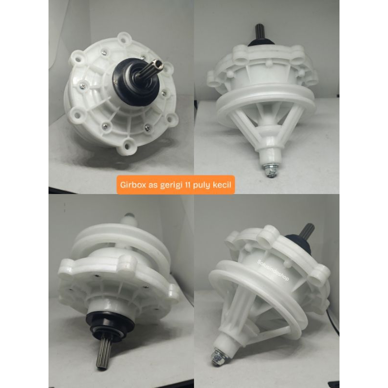 GEAR BOX MESIN CUCI PANASONIC 2 TABUNG GIGI 11 PULY KECIL / GEARBOX GIRBOX MESIN CUCI PANASONIC AS G
