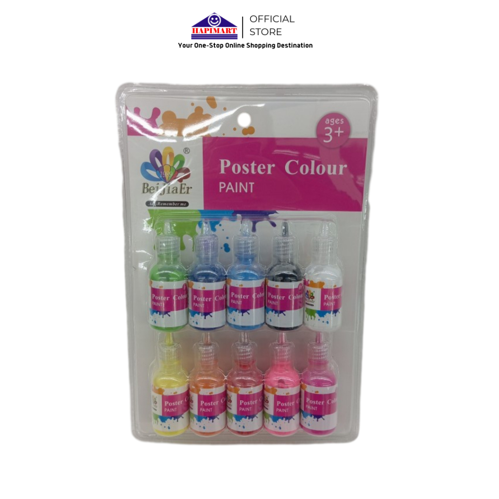 

Cat Aklirik Poster Colour Paint Isi 10 Warna Set Aklirik Colour Paint