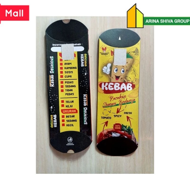 

100 LEMBAR KERTAS KEBAB TARIKAN BAHAN DUPLEK PUTIH UKURAN 24 × 9,2 CM HIGH QUALITY TEBAL PRODUK TERBARU | KOTAK KEBAB DUPLEK PUTIH KEKINIAN | DUS KEBAB VIRAL TIKTOK | KEMASAN KEBAB | BOX KEBAB 100 PCS MURAH | TOKO KEBAB OFFICIAL | SHIVACORP 6380
