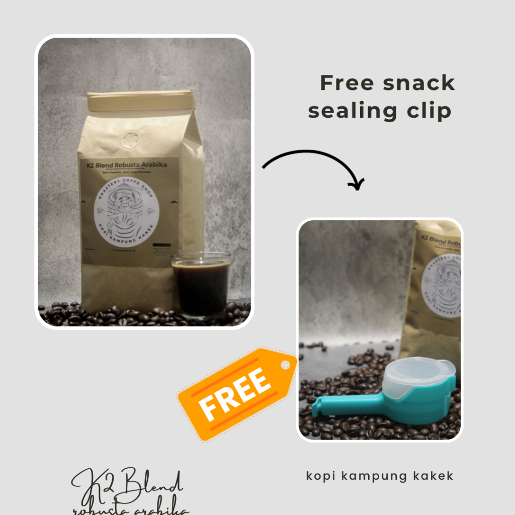 

K2 Blend Coffee Robusta Mix Arabika Blending Arabika Robusta Kampung Kakek