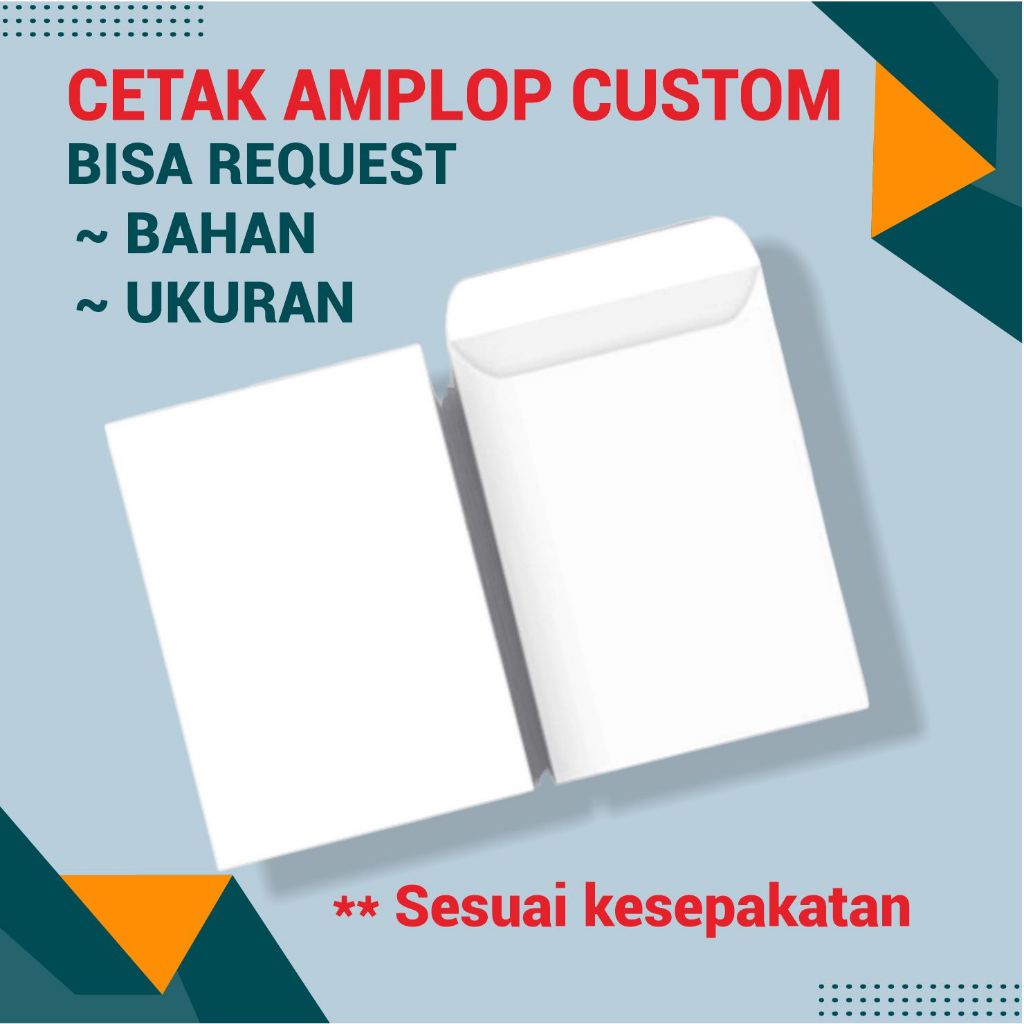 

Cetak Amplop Custom Ukuran Request Suka-Suka - PART 2