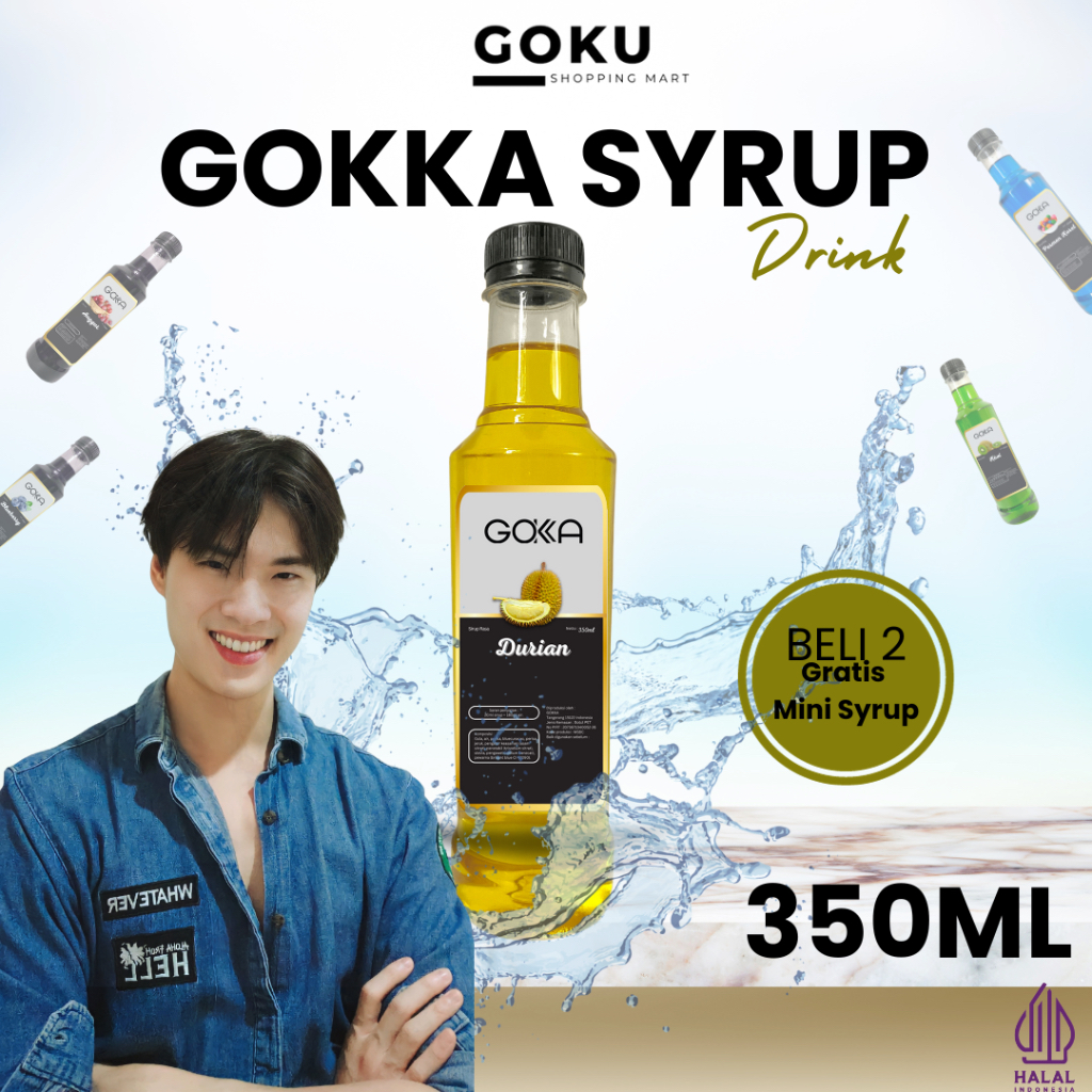 

Minuman Sirup 350ml Gokka Syrup Rasa Durian