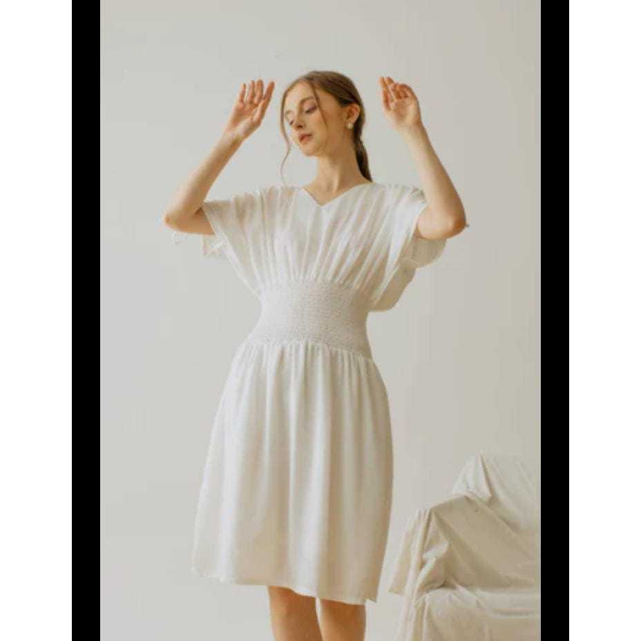 KOREAN STYLE VINTAGE MIDI DRESS NATAL DINNER