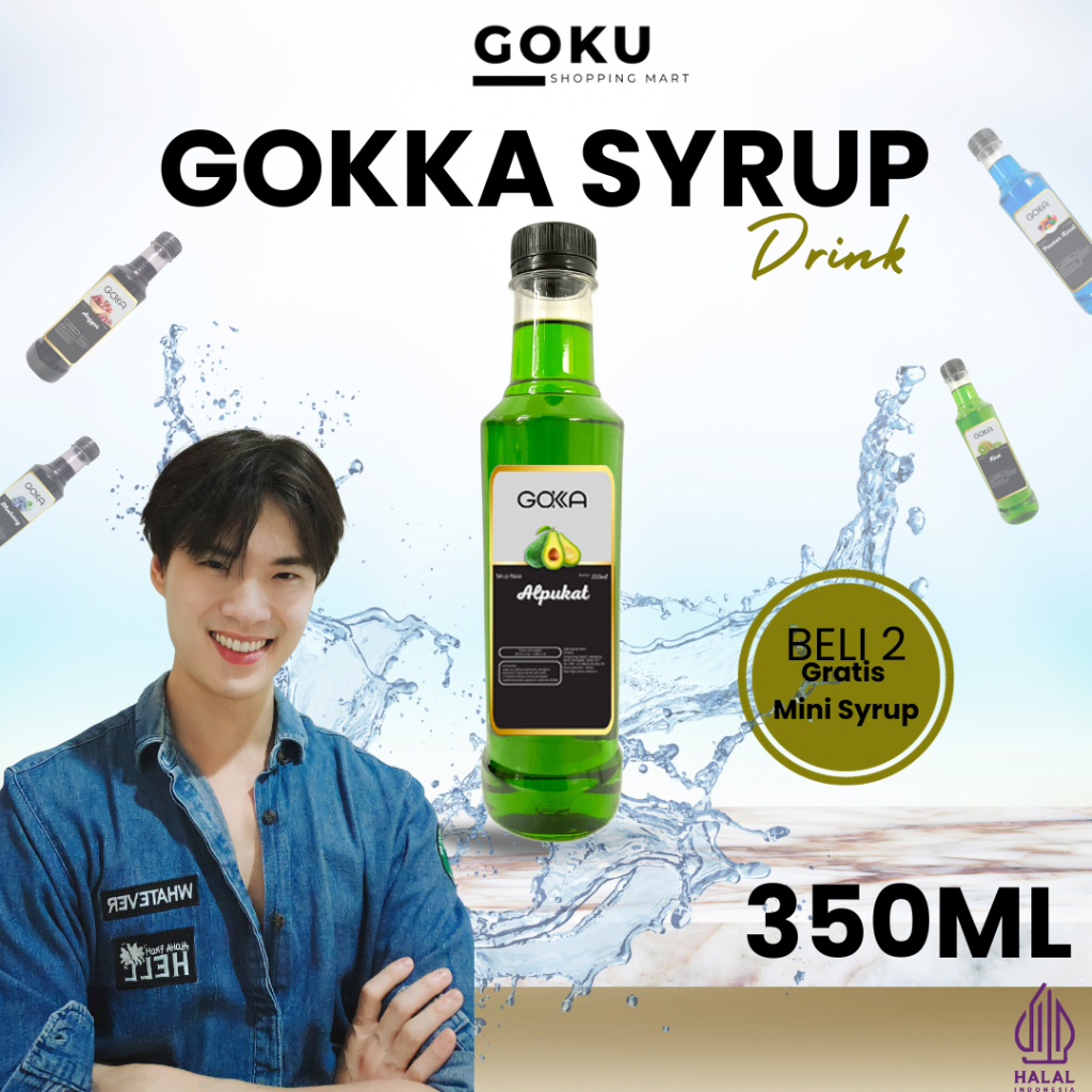 

Minuman Sirup 350ml Gokka Syrup Rasa Alpukat