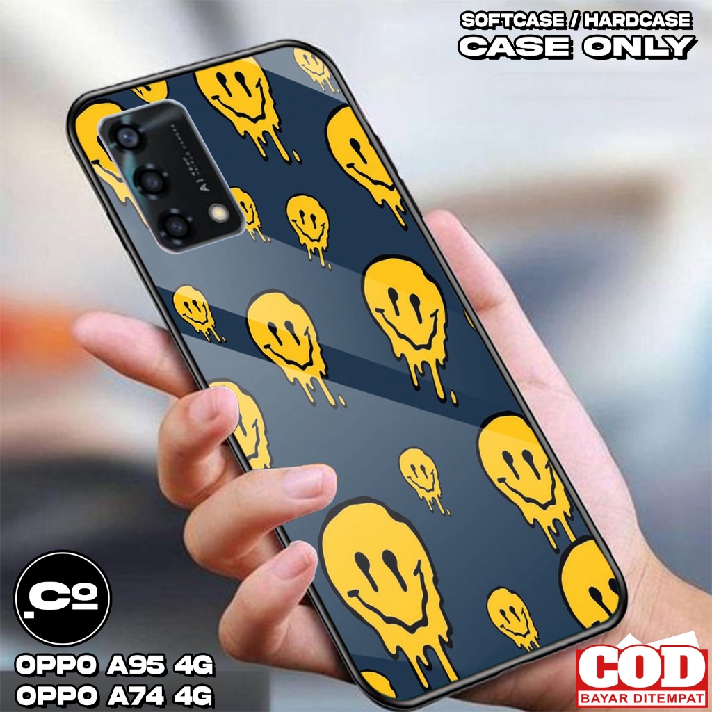 Case OPPO A95 4G / OPPO A74 4G - Casing OPPO A95 4G / OPPO A74 4G  [ FDL ] Silikon OPPO A95 4G / OPP