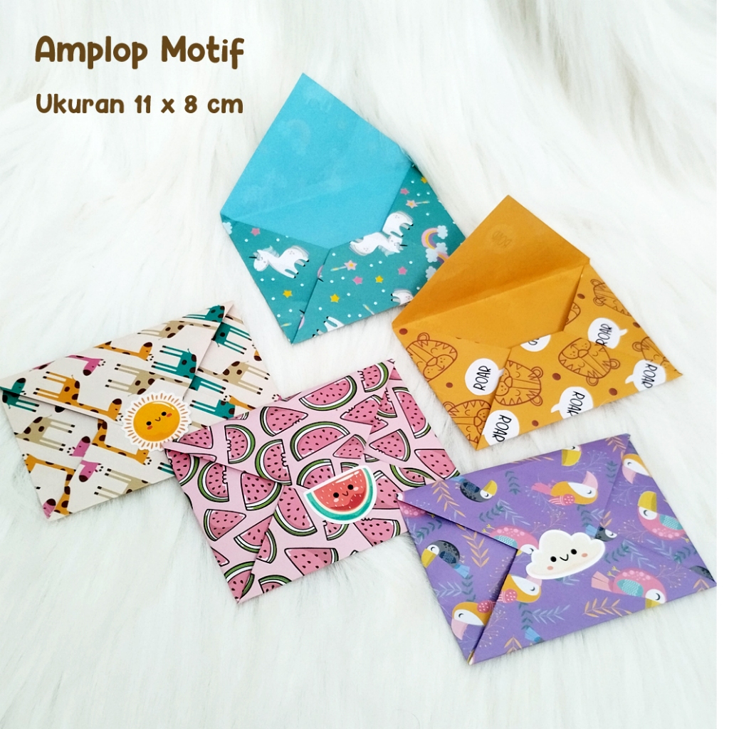 

Amplop mini motif / mini envelope / angpao mini / amplop lucu