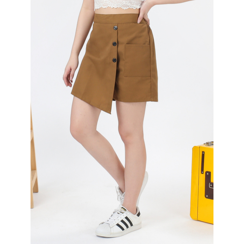 KOREAN MINI SKIRT / HOT PANTS WANITA / CELANA ROK PENDEK / ALYSSA SKORT WANITA / HOTPANTS KOREAN MINI SKIRT