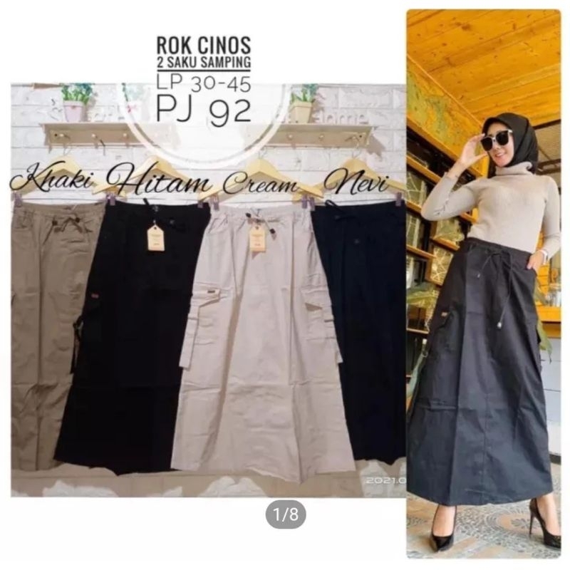 Rok panjang // rok span // rok chinos // rok chinos cargo // rok cargo simpel // rok remaja // rok c