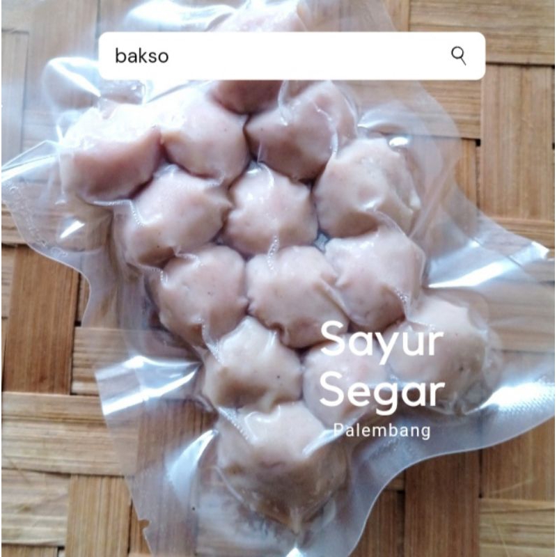 

Bakso Pentol per Cup Sayur Segar Palembang