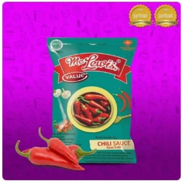 

[♥X18&] Mc Lewis Chili Sauce - Saus Sambel 1kg Langsung proses