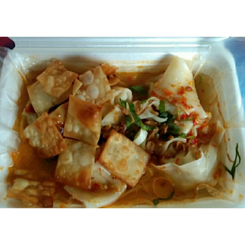 masakan wonton pedas