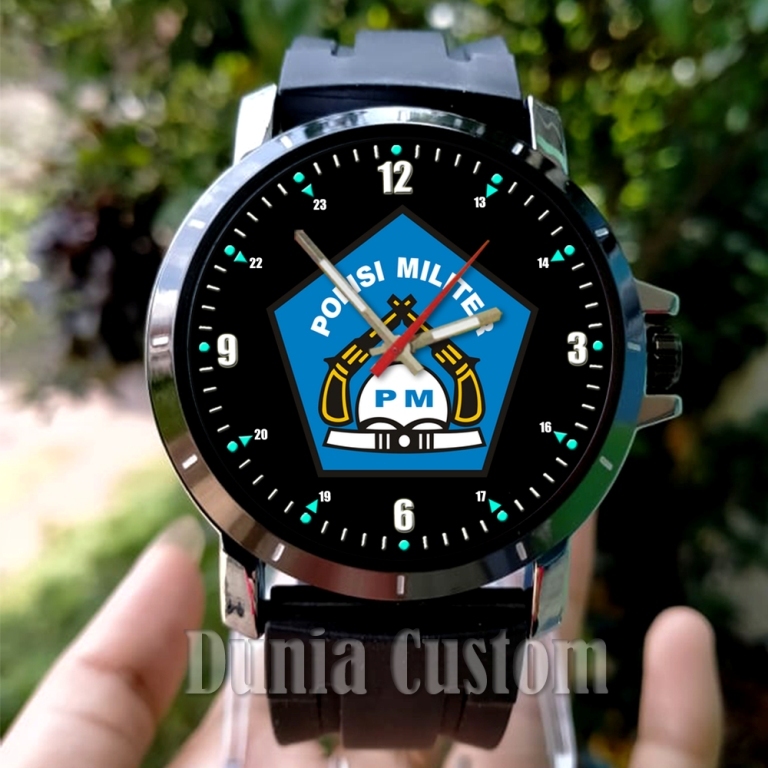 Jam Tangan Pria Logo Polisi Militer Terbaru || Jam Tangan Polri || Jam Tangan Polisi Militer Custom