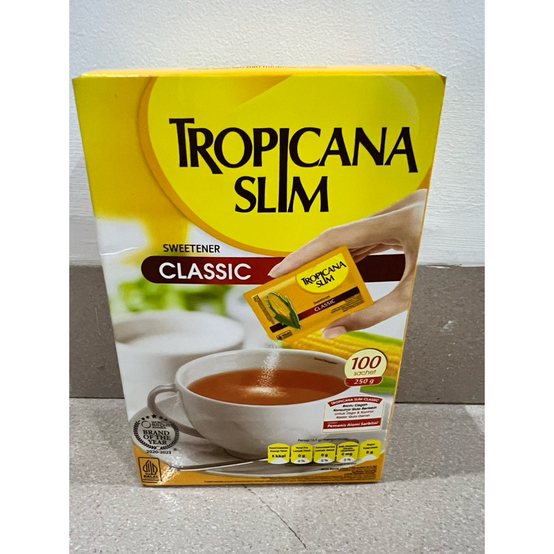 

Tropicana Slim Sweetener Classic 100 Sachet
