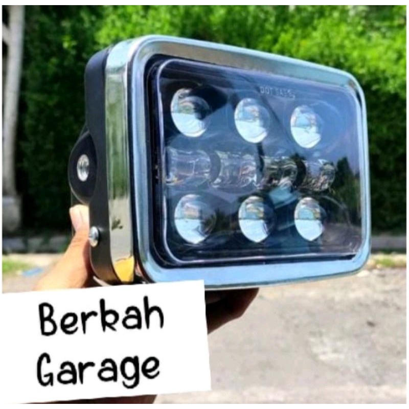Reflektor Lampu Depan Daymaker Kotak Import Set Batok Daymaker 12 LED Gl 100 Gl Max Kualitas Terbaik
