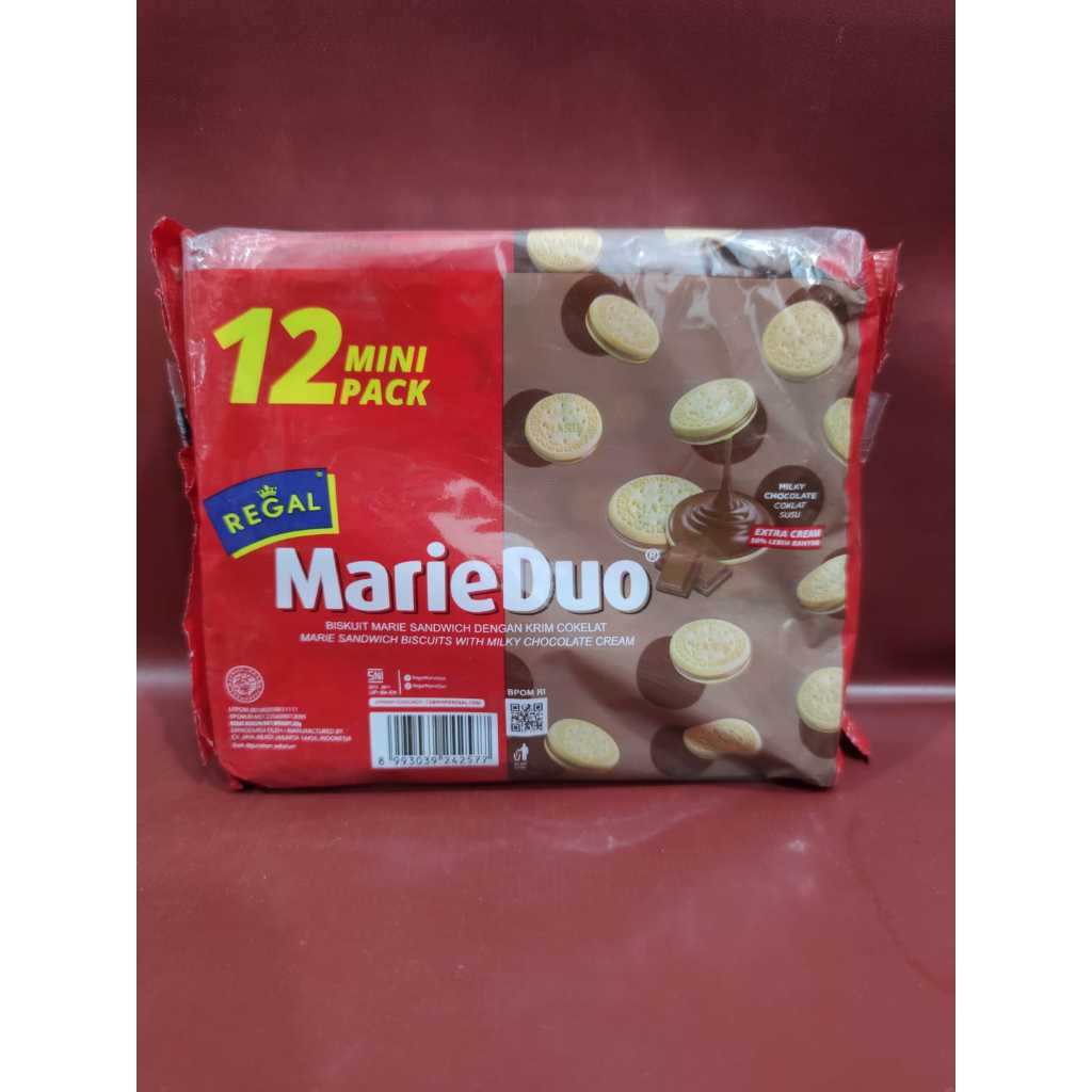 

Regal Marie Duo Milky Chocolate isi 12 Mini Pack