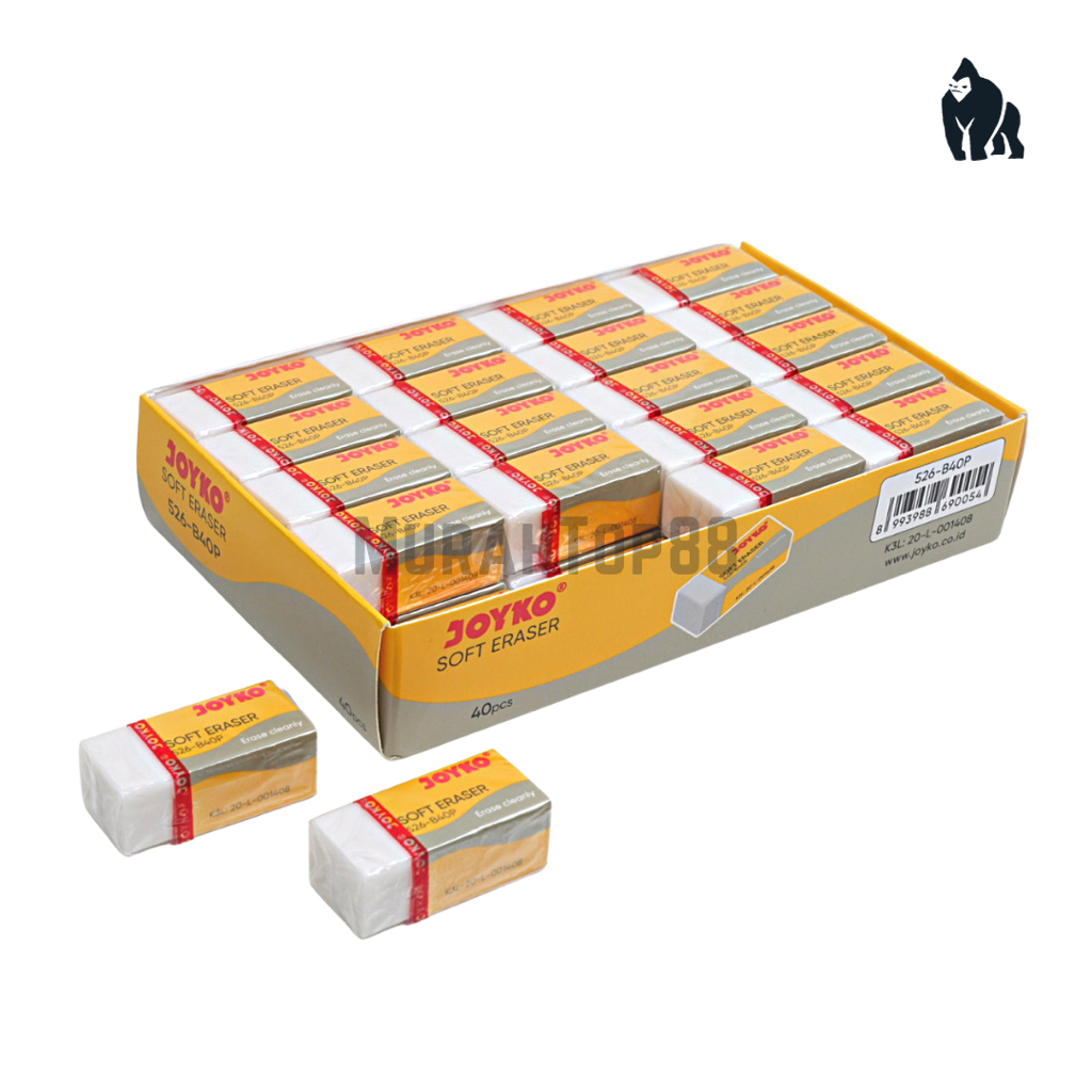 

Penghapus Joyko 526-B40P Kecil / White Eraser Stip Putih Karet Bersih Ujian Exam [PER PCS]