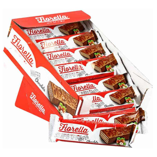 

Fiorella Chocolate Wafer Cokelat Coklat Wafer Hazelnut Dark Chocolate Bitter Turki Kemasan Box Isi 24 Pcs x 26g