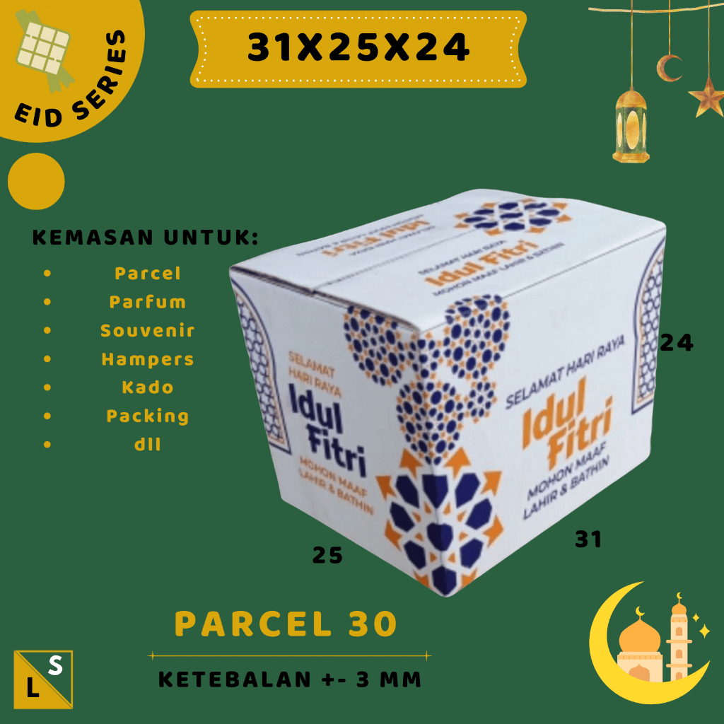 

Kardus Parcel 31 31x25x24 A1 box eid mubarok dus lebaran hampers/idul fitri