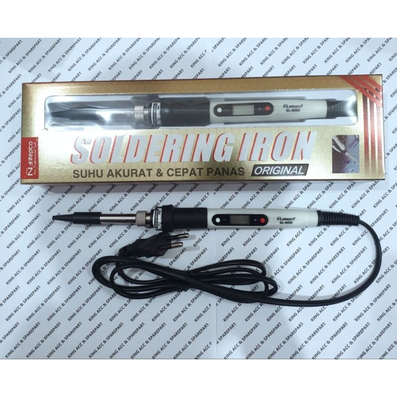 SL-908D SOLDER TANGAN DIGITAL PORTABEL SOLDERING DIGITAL 80W NEPTO SL-908D