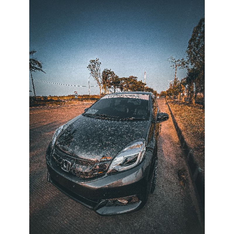 Carbon fiber forged kap mesin brio old