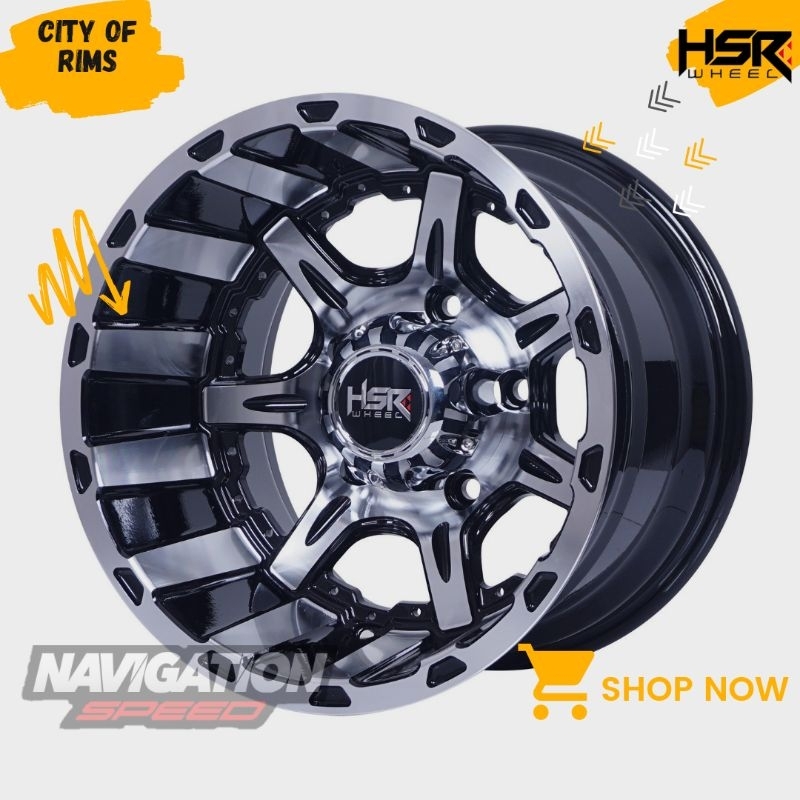 New Stock Velg Import Celong Hsr Asakota Ring15 Lebar10 Lobang 5 Pcd Mobil Jimny Katana Sidekick