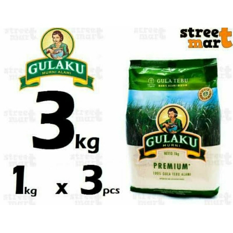 

paket 3kg Gulaku/ GMP/ RB pengiriman dari TANGERANG & JABODETABEK