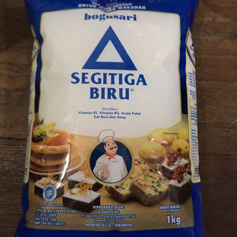 

Terigu Segitiga Biru Premium Kemasan 1kg Big Sale ～